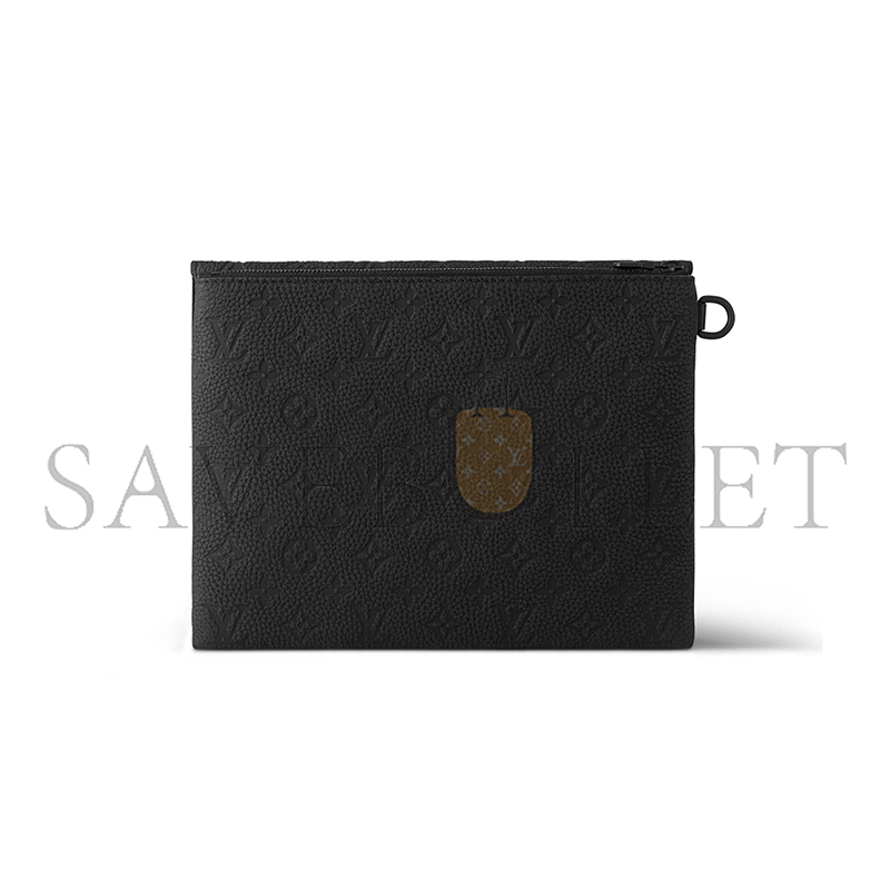 LOUIS VUITTON MASTER S-LOCK POCHETTE CLUTCH M82598 (28*22.5*3.5cm)